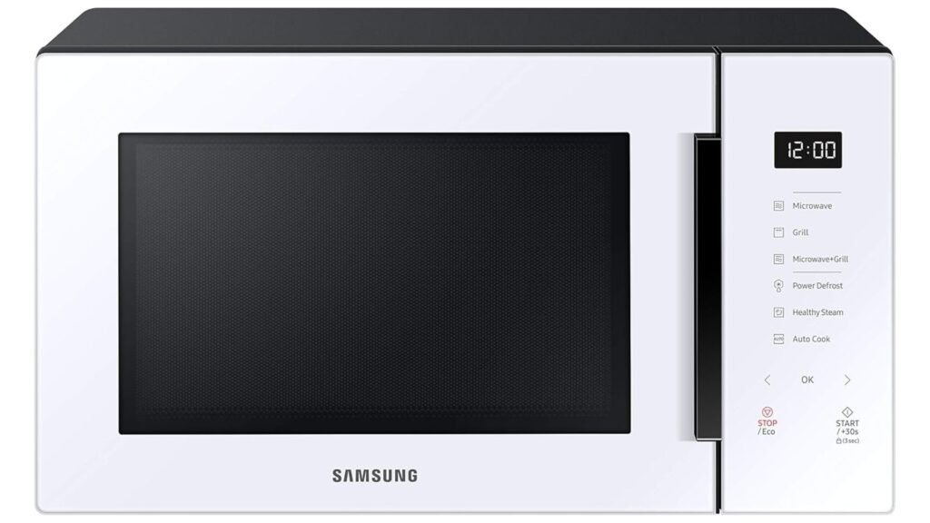 horno de microondas samsung 30l blanco